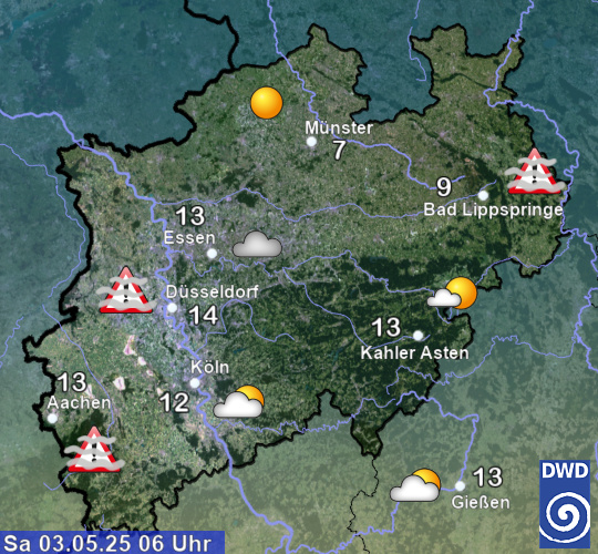 aktuelles Wetter und aktuelle Temperatur Region West aktuelles Wetter und aktuelle Temperatur Region West